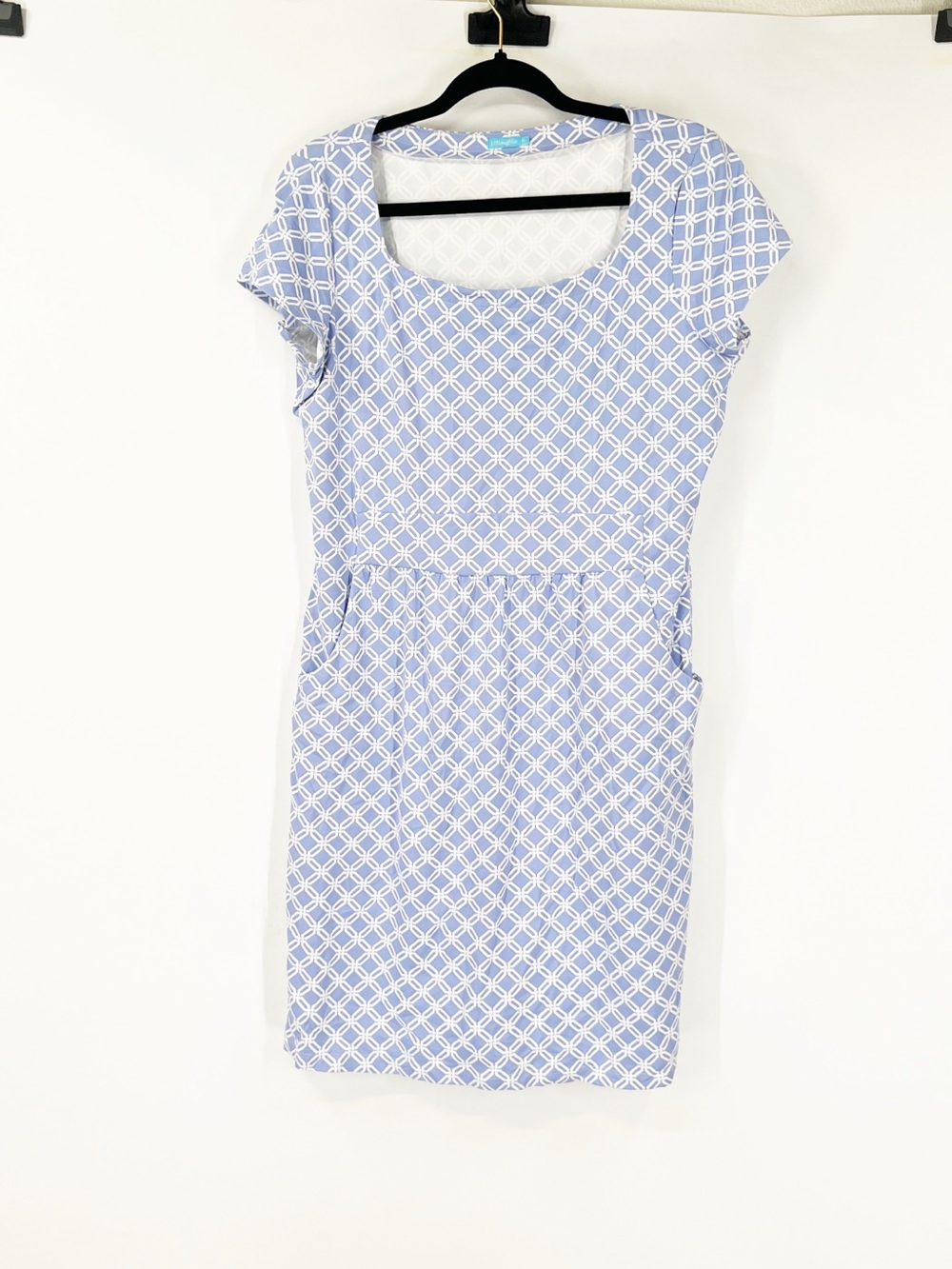 J. McLaughlin Emma Catalina Cloth Dress Blue Printed